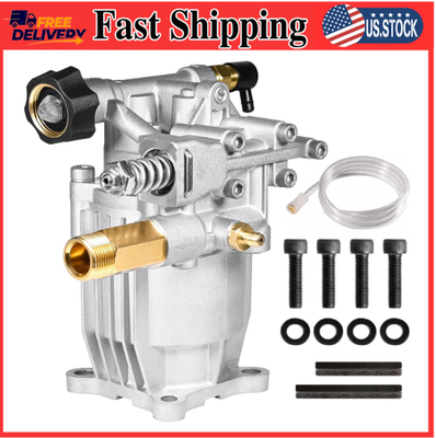 #ad Power Washer Pump 3400 PSI 2.5 GPM Horizontal 3 4quot; Shaft Replacement Part $71.07
