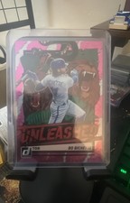 2021 Panini Donruss - Unleashed Bo Bichette #UNL24 Pink Fireworks