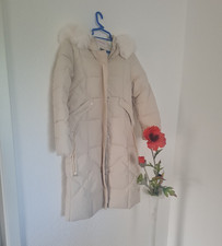 Xinhongtaao Damen Steppmantel L Beige Lang mi...