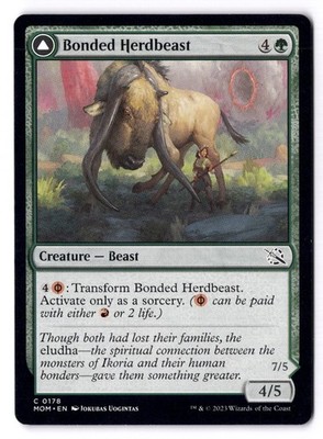 Bonded Herdbeast - Plated Kilnbeast NM* March Of The Machines 0178 -UnltdCards