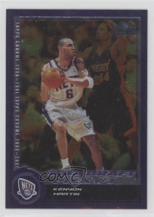2000-01 Topps Chrome 177/1999 Kenyon Martin #151 0nr3