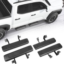 4PCS EZ Side Steps Fit for 2022-2025 2026 Toyota Tundra CREWMAX CAB Running Boar