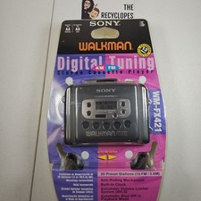 VINTAGE SONY WALKMAN PERSONAL CASSETTE PLAYER WM-FX421 Brand New Sealed