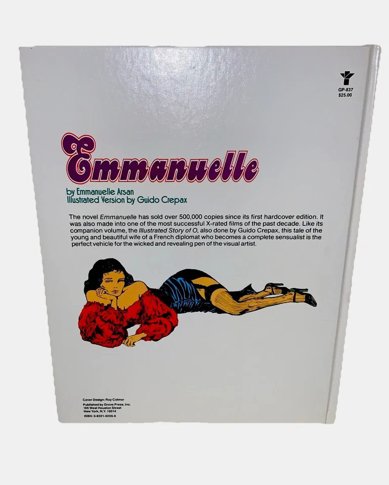 Emmanuelle By Emmanuelle Arsan & Guido Crepax Adult Comic Grove Press 1980 Foto 2 de 4