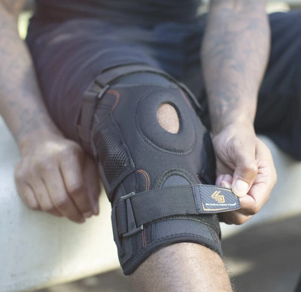 Shock Doctor 872 Knee Brace w/dual Hinges size medium Black - Image 4 of 4