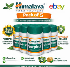 Himalaya Serpina Tablets 100 Tabs x5 Herbal Cardiovascular Wellness free ship