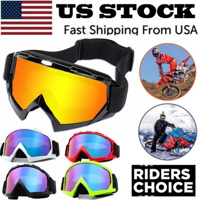 Motorcycle Goggles Racing Off-Road Dirt Bike Eyewear ATV UTV BMX MX XC Motocross
