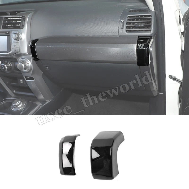 Gloss Black Inner Steering Wheel Dash Cover Trim For Toyota 4Runner 2010-2023 - Imagem 4 de 4
