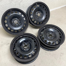 4x Stahlfelgen 6,5J x 16 Zoll ET42 - 5x100 - VW Golf 4 / New Beelte / Audi A3 8L