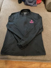 The Old Course St Andrews Golf Clover Full Zip Jacket Womens L Excellent Cond 