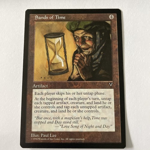 Sands of Time - Visions -  MTG NM Magic: The Gathering Free Ship - Picture 1 of 2