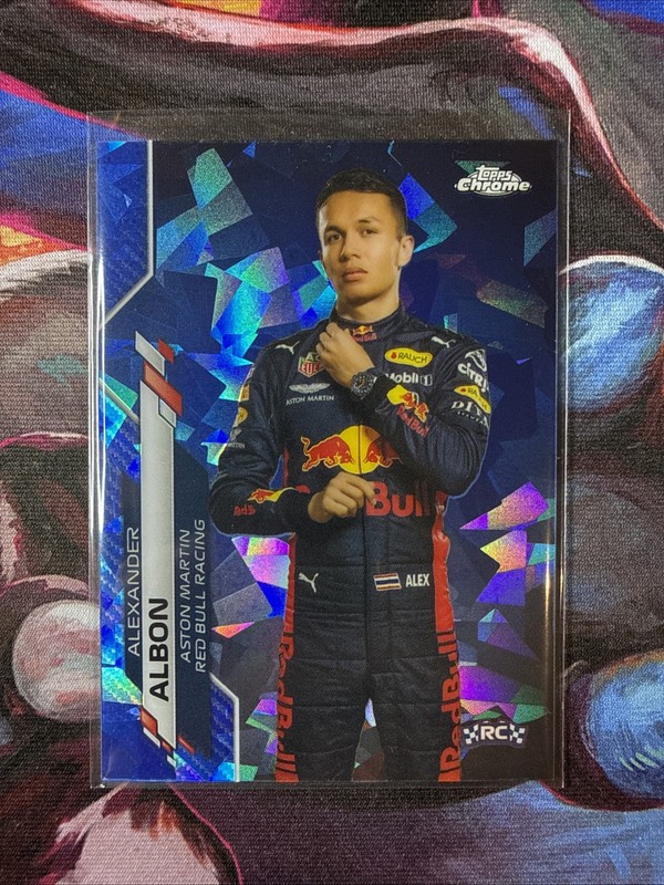 ALEXANDER ALBON 2020 TOPPS CHROME SAPPHIRE FORMULA 1 F1 #5 ROOKIE REFRACTOR RC