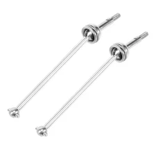2Pcs 45 Hardened Steel CVD Drive Shaft for  144001 124019 LC Racing 1/14 RC3120