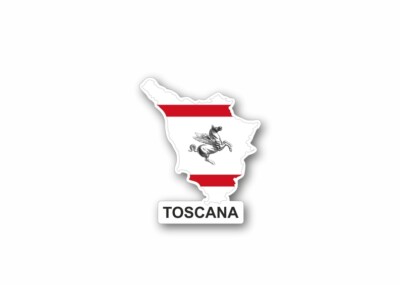 Adesivo Auto Con Bandiera Regionale – 12 X 8 Cm, Resistente Ai Raggi UV E Graffi - 3