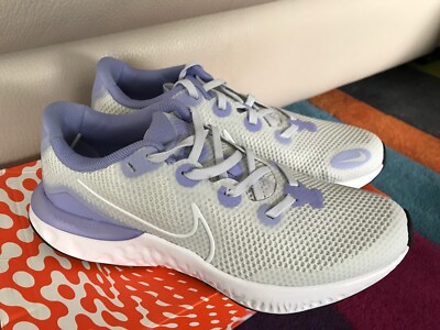 Nike Renew Run (GS) Youth Trainers UK New BNIB White Lilac