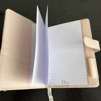 Dior Novelty Notebook Light Pink Logo Synthetic Leather Japan | eBay