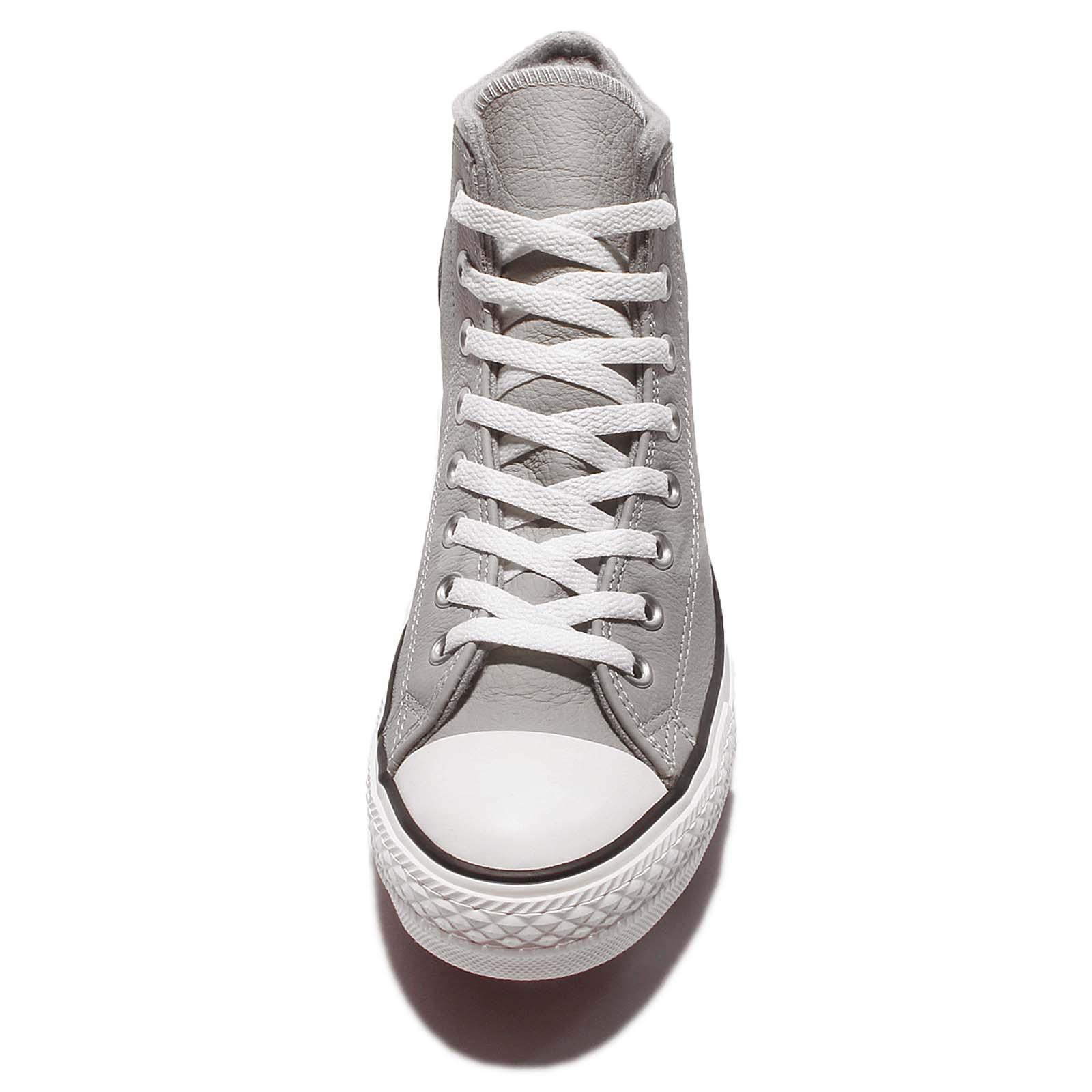 Converse Chuck Taylor All Star Grey White White White Pelle Uomo Casual Scarpe 153818C b3ba34 Converse Chuck Taylor All Star Grey White White White Pelle Uomo Casual Scarpe 153818C b3ba34
