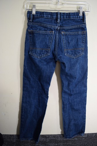 Gap Kids 1969 BOYS 8 Straight Medium Blue Denim 26x25 Jeans Pants READ - Picture 3 of 13