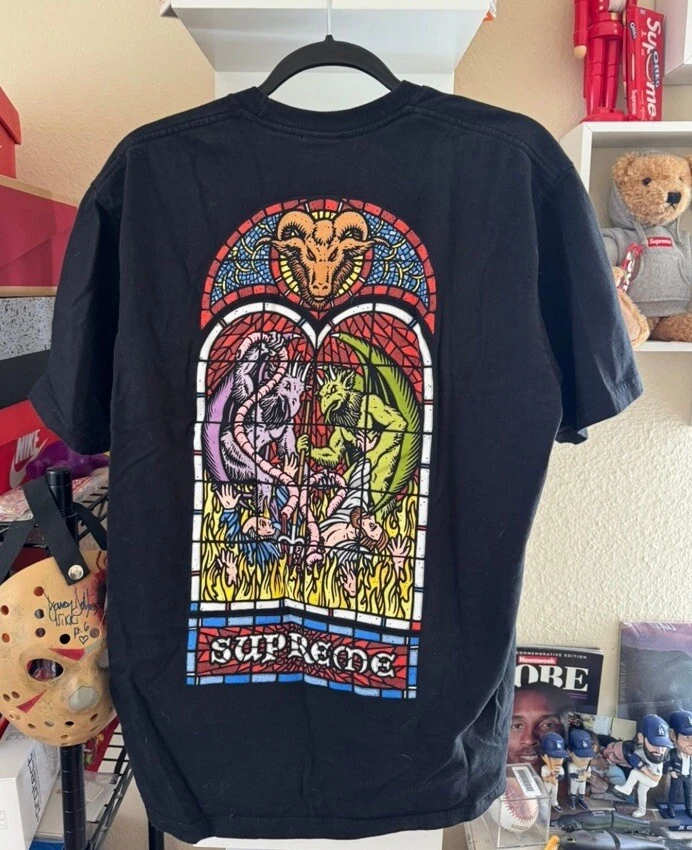 Supreme Worship Tee Black (Size L) Worn 3x