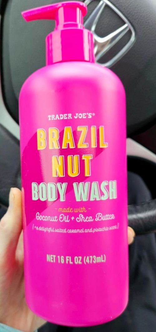 Trader Joe's Brazil Nut Body Wash 16 fl oz Shower Gel Coconut Oil Shea Butter
