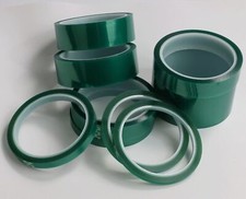 100ft Green PET Tape High Temperature Heat Resistant Select Width
