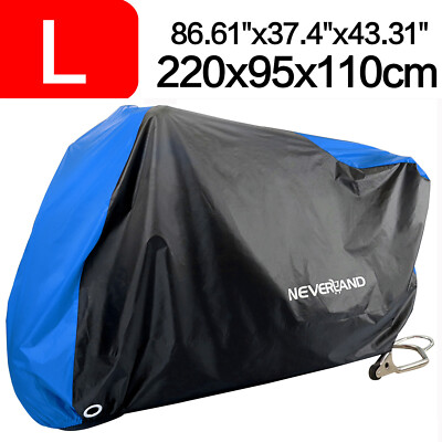 NEVERLAND Motorcycle Cover Waterproof Protector Outdoor Storage For Kawasaki L