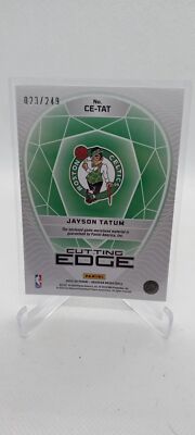 2023-24 Panini Obsidian #CE-TAT Jayson Tatum Cutting Edge