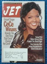Cece Winans Gospel Singer Education Black Interest Jet Magazine July 16, 2007