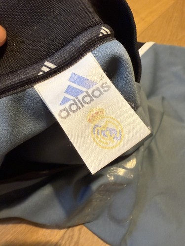 Completo Real Madrid 2001-2002 Adidas Vintage Jersey + Short Rare Tg L - Foto 7 di 12