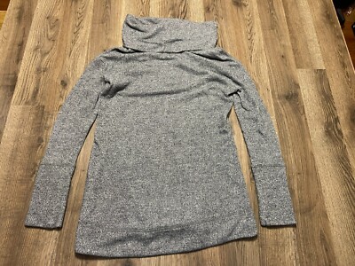 Merona Sweater, Women's Size Medium, Gray, Turtleneck, Pullover