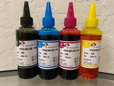 Premium 4x100ml EDIBLE Refill Ink for Epson Canon Printers