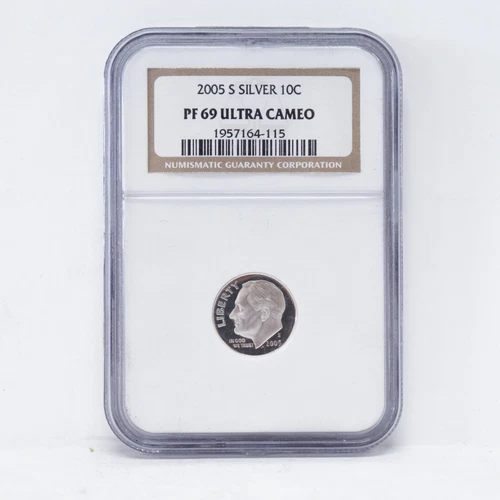 2005-S Roosevelt Silver Dime NGC PF69 Ultra Cameo (slx5206)