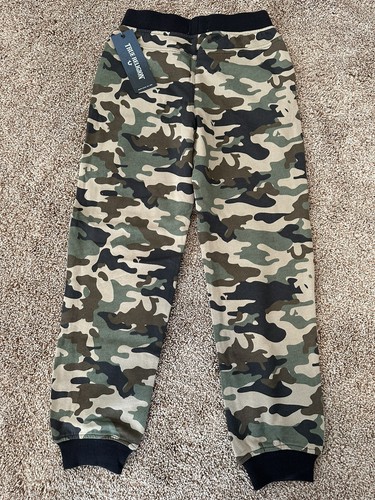 True Religion Boy's Camo Army Green Joggers, Size 7 Kids NWT - Picture 9 of 9
