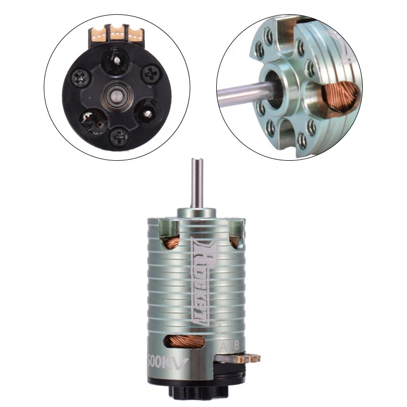 Rocket MINI 1410 2500KV 3500KV 5500KV 7500KV 9500KV Brushless Motor for RC Car - Image 4 of 4