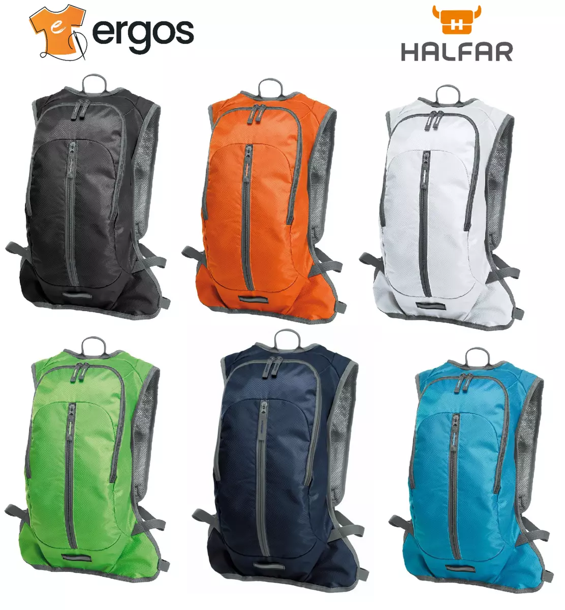 Halfar Sport Backpack MOVE H1809122 Zaino Trekking Sacca Acqua