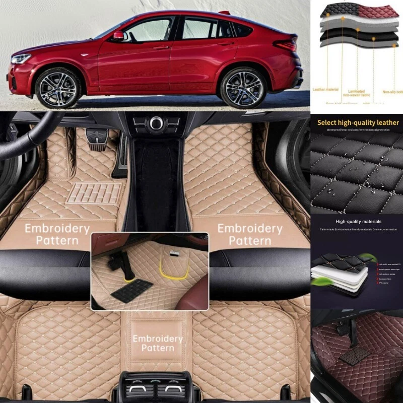 Se adapta a alfombrillas de coche Hyundai revestimientos automáticos personalizados alfombras impermeables impermeables Foto 4 de 4
