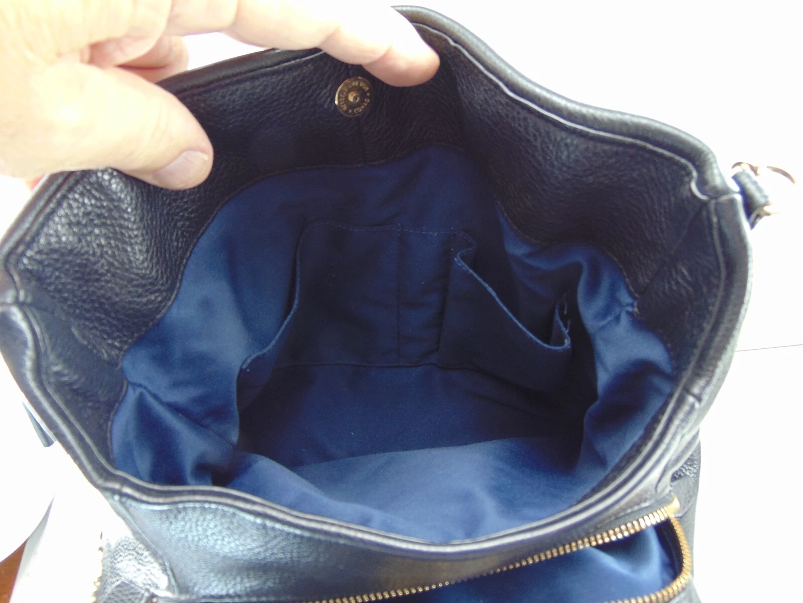 Borsa a tracolla Coach Madison Phoebe in pelle nera 3 scomparti OTTIME CONDIZIONI