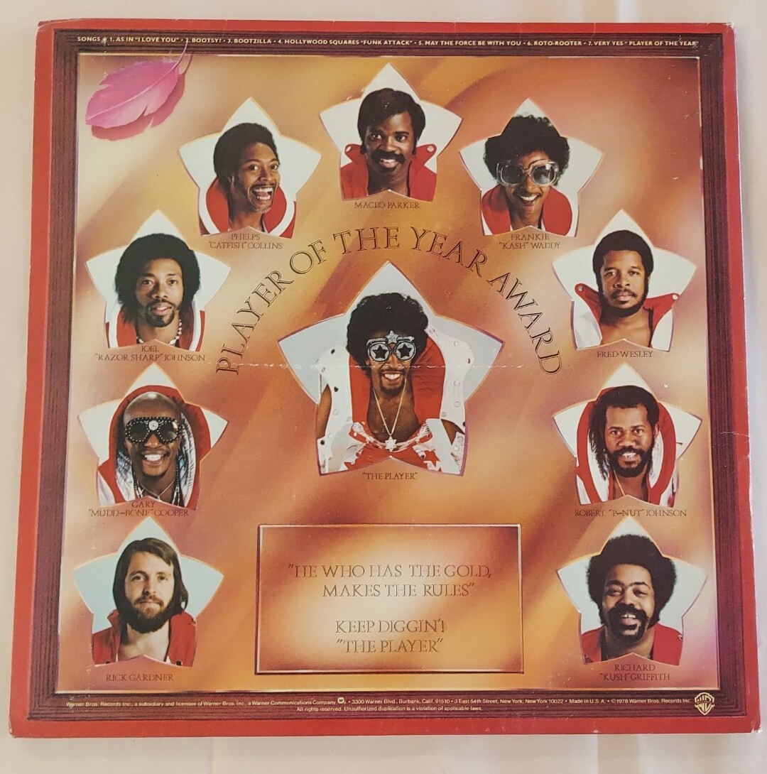 Bootsy? Bootsy Collins 1978 Vinyl Lp Record original Bootzilla Poster