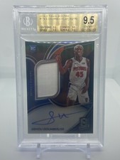 2019 SPECTRA SEKOU DOUMBOUYA - ROOKIE PATCH ON-CARD AUTO BGS 9.5 TRUE GEM MINT