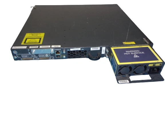 CISCO WS-C3750E-48PD-SF 48 Port Gigabit Layer 3 POE Switch 10Gbps Uplinks 3750E - Image 4 of 4