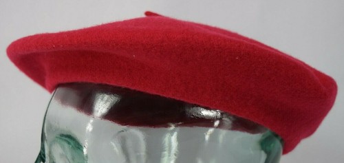 Betmar 100% Wool Womens Beret Red #501 