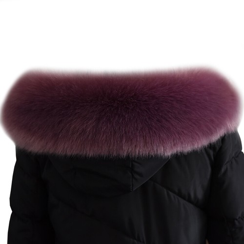 Faux Fur Hood Trim Replacement Fluffy Collar Detachable for Winter Coat Fashion - Picture 28 of 34