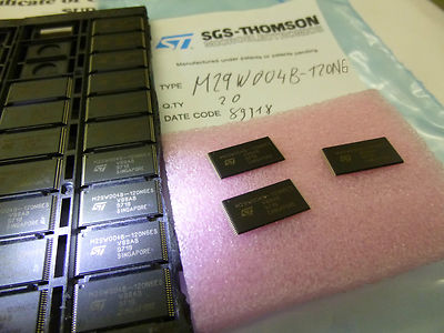 1Stück/1piece M29W004B-120N6 = 29LV004 4 Mbit Flash TSOP40 120ns -40°+85°C NEW -