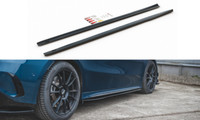 CUP Seitenschweller AnsäTze Schwarz FüR A-Klasse A35 AMG W177 Skirts Schweller