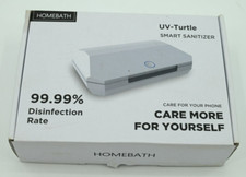 Homebath UV-Turtle Smart Sanitizer for Phones White NEW in Box