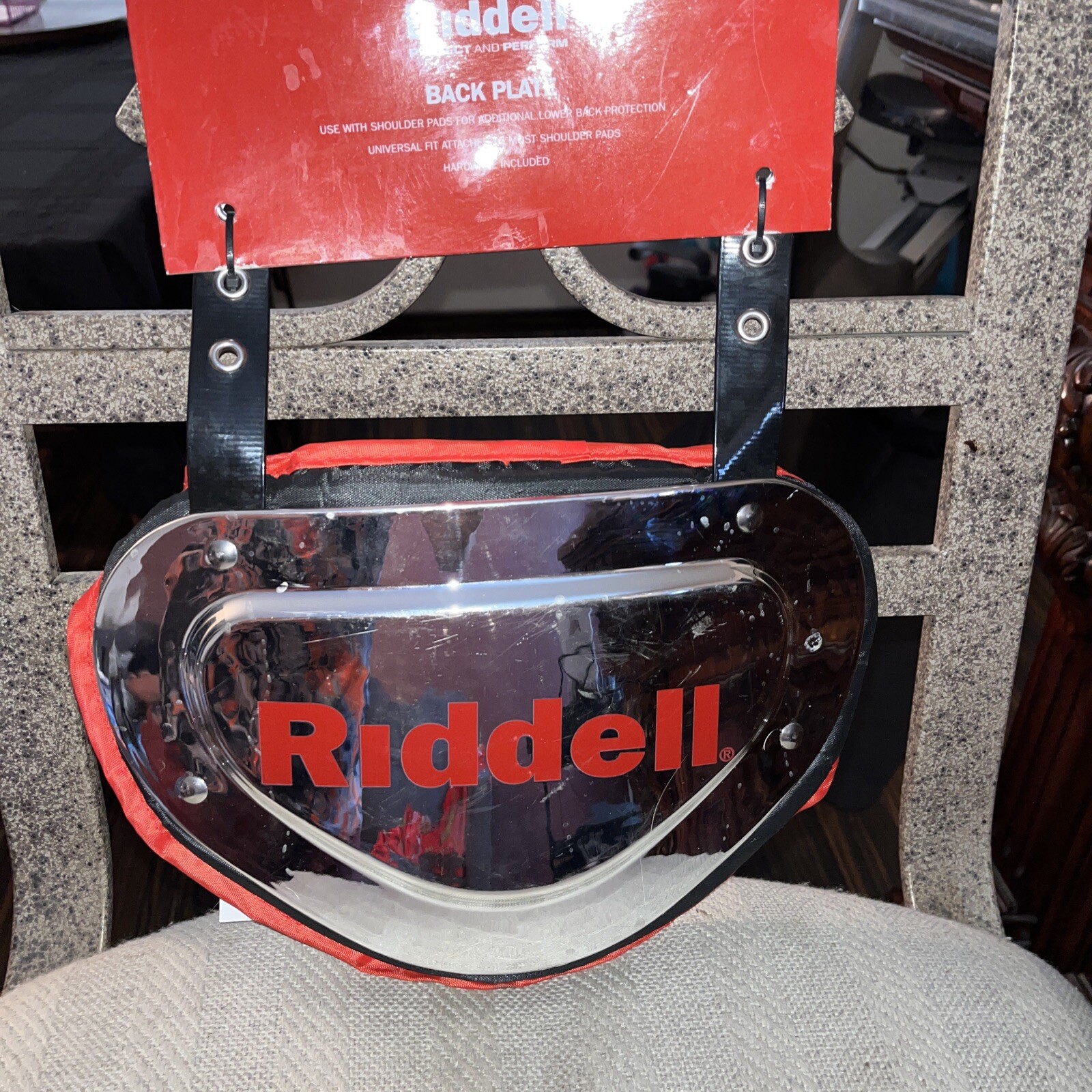 Riddell Premium Chrome Back Plate brand new 95855112961 eBay