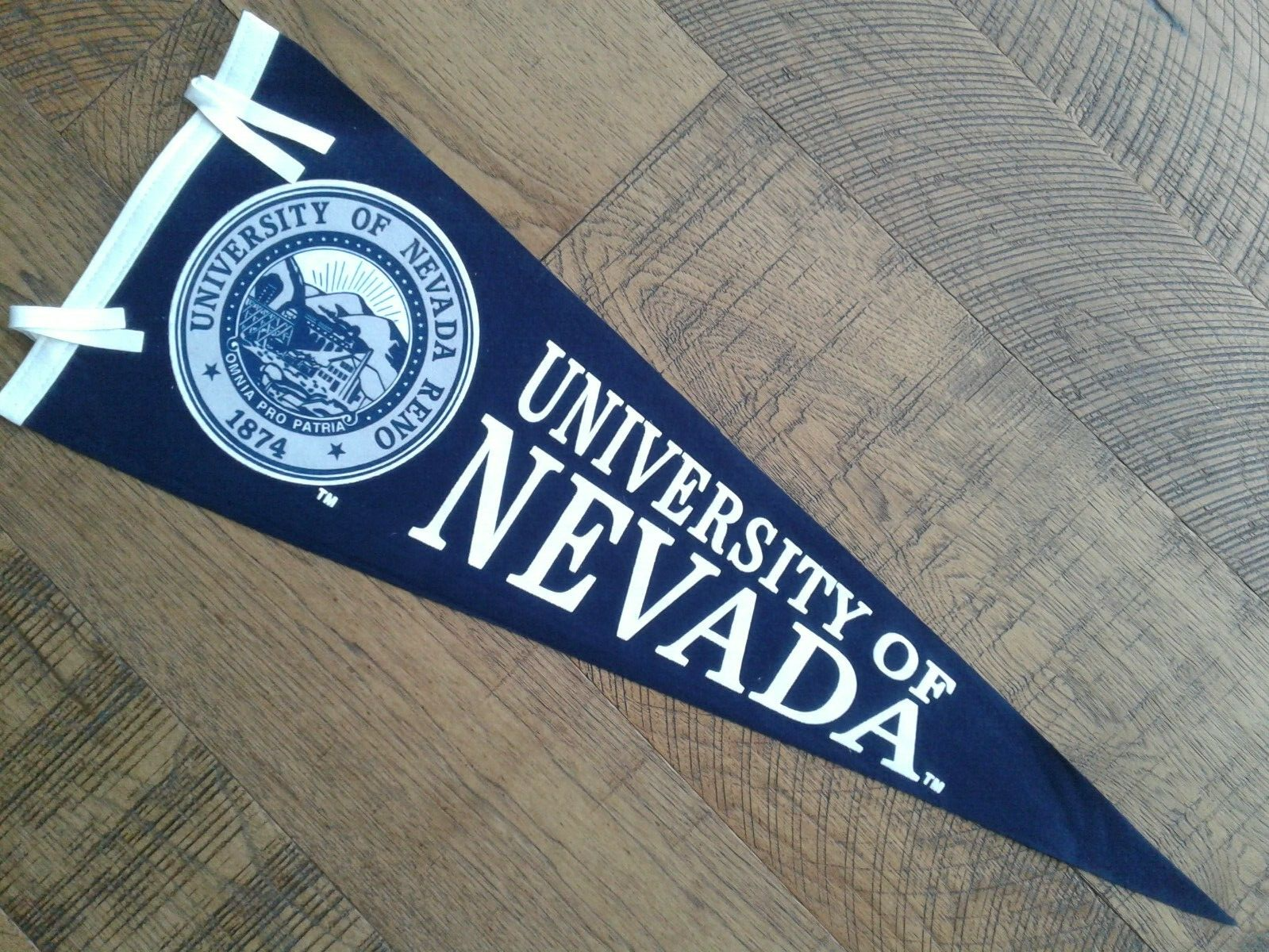 Sharp! UNIVERSITY OF NEVADA RENO Pennant Reno, Nevada "The Wolfpack" | eBay