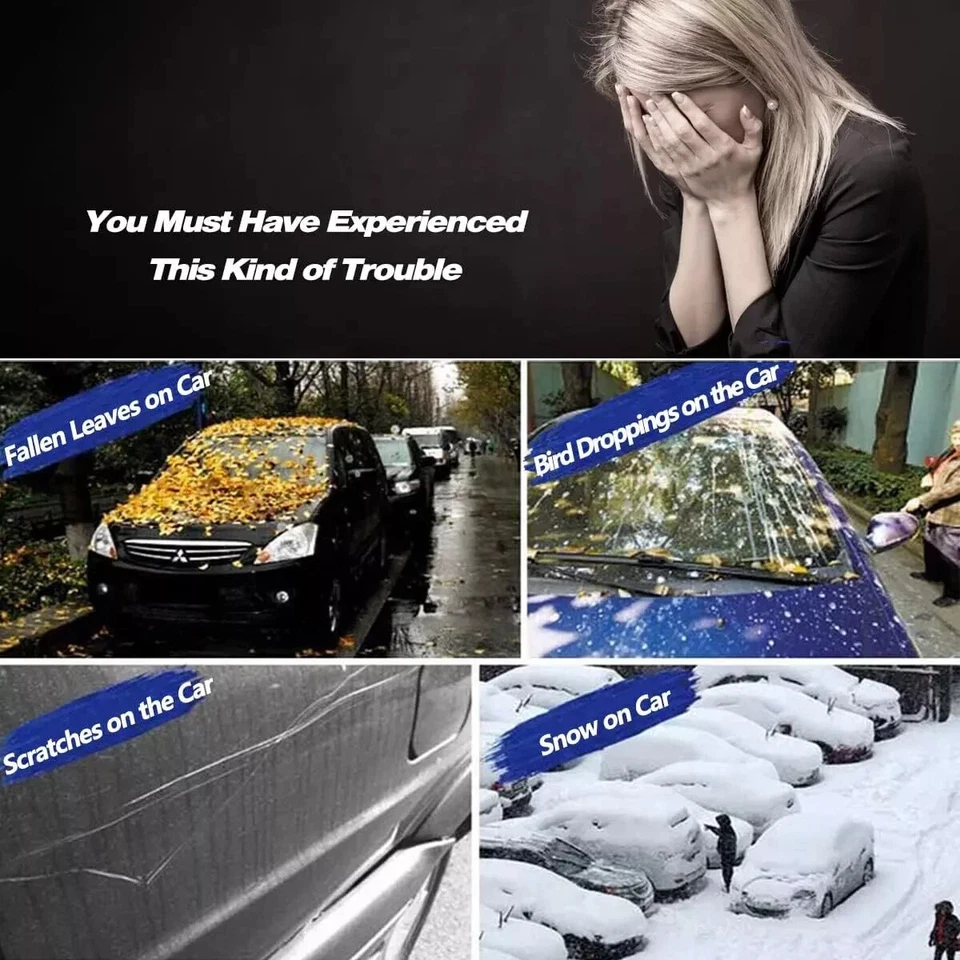 Cubierta de coche para Toyota Highlander exterior impermeable protección solar todo tipo de clima Foto 3 de 4