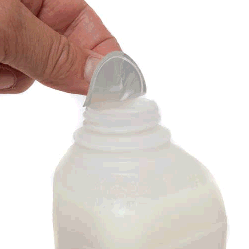 Topster Milk Top Pourer Red Fits On Plastic Milk Bottle Tops Dishwasher Safe - Picture 4 of 11