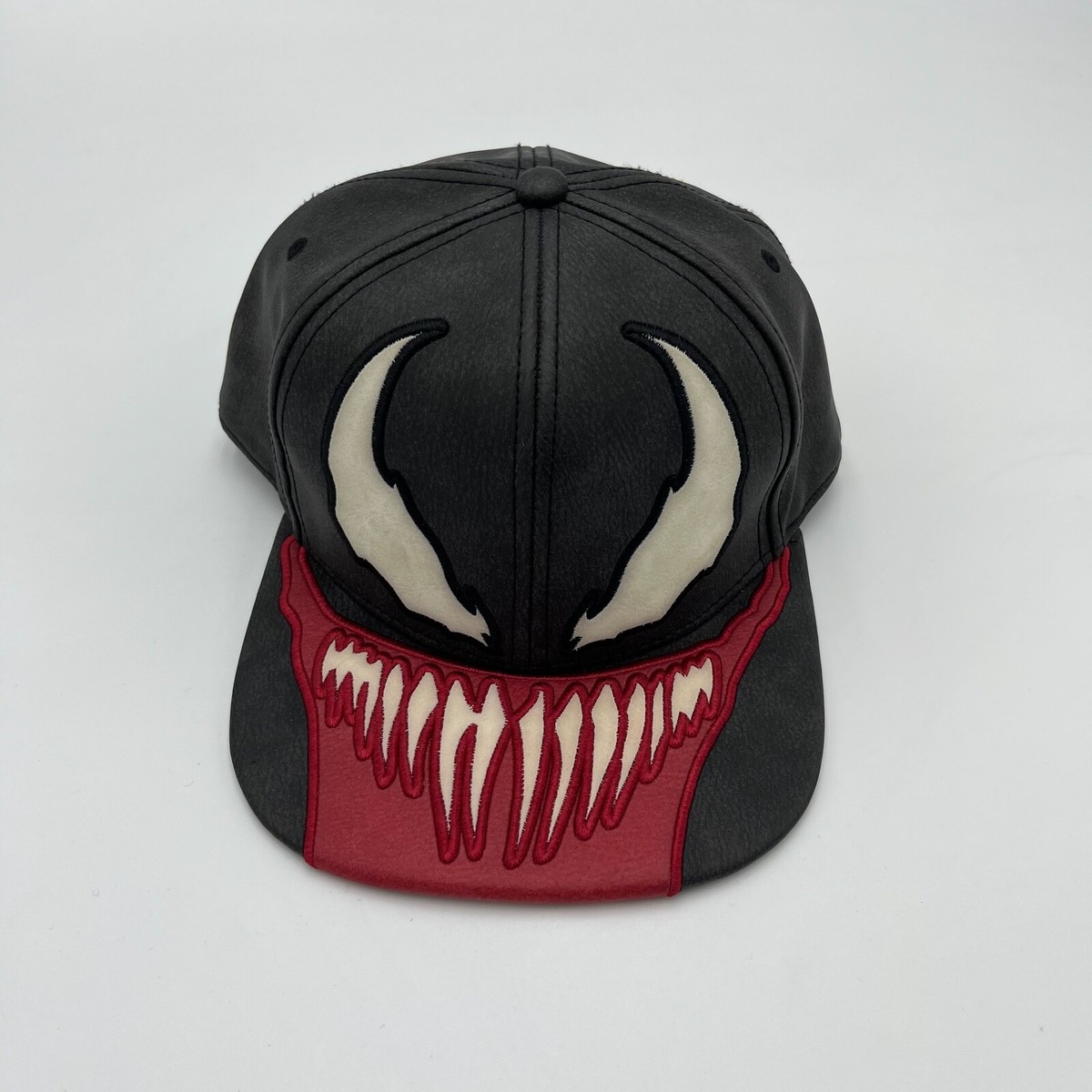 Marvel Venom Leather Snapback Hat | eBay
